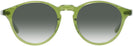Round Lime Green Kala 905 w/ Gradient Progressive No-Line Reading Sunglasses View #2