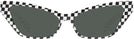 Cat Eye Black White Damier Alain Mikli A05036 Progressive Reading Sunglasses View #2
