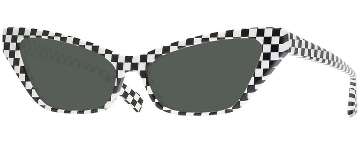 Cat Eye Black White Damier Alain Mikli A05036 Progressive Reading Sunglasses View #1