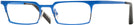 Rectangle Matte Klein Blue Alain Mikli A02035 Single Vision Full Frame View #1