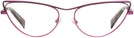 Cat Eye Matte Black Fuxia Alain Mikli A02038 Progressive No-Lines View #2