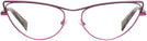 Cat Eye Matte Black Fuxia Alain Mikli A02038 Single Vision Full Frame View #2