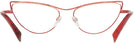 Cat Eye Matte Purple Red Alain Mikli A02038 Single Vision Full Frame View #4