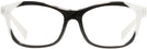 Round Pontille White/black Alain Mikli A03068 Single Vision Full Frame View #2