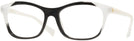 Square Pontille White/black Alain Mikli A03068 Computer Style Progressive View #1