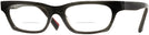Rectangle Noir Mikli Alain Mikli A03091 Bifocal View #1