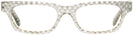 Rectangle Silver Damier Alain Mikli A03091 Progressive No-Lines View #2
