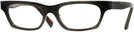 Rectangle Noir Mikli Alain Mikli A03091 Single Vision Full Frame View #1