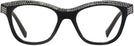 Square Noir Mikli Alain Mikli A03102B Progressive No-Lines View #2