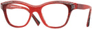 Square Rouge Noir Mikli Alain Mikli A03102B Single Vision Full Frame View #1