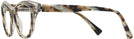 Square Brown Tortoise Horn Alain Mikli A03102B Progressive No-Lines View #3