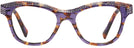 Square Violet Spotted Tortoise Alain Mikli A03102B Single Vision Full Frame View #2