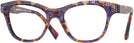 Square Violet Spotted Tortoise Alain Mikli A03102B Single Vision Full Frame View #1