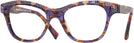 Square Violet Spotted Tortoise Alain Mikli A03102B Computer Style Progressive View #1
