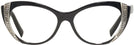Cat Eye Noir / Blanc / Noir Alain Mikli A03115B Progressive No-Lines View #2