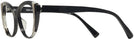 Cat Eye Noir / Blanc / Noir Alain Mikli A03115B Single Vision Full Frame View #3