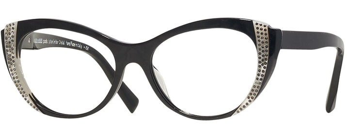 Cat Eye Noir / Blanc / Noir Alain Mikli A03115B Single Vision Full Frame View #1