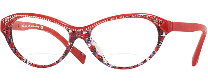 Cat Eye Red Fishnet/rouge Mikli Alain Mikli A03122B Bifocal View #1
