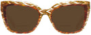 Oversized Havana Zig Zag Green Alain Mikli A05026 Bifocal Reading Sunglasses View #2