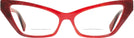 Cat Eye Red Black Alain Mikli A05036 Bifocal View #2