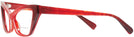 Cat Eye Red Black Alain Mikli A05036 Bifocal View #3