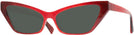 Cat Eye Red Black Alain Mikli A05036 Progressive Reading Sunglasses View #1