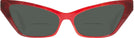 Cat Eye Red Black Alain Mikli A05036 Bifocal Reading Sunglasses View #2
