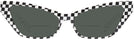 Cat Eye Black White Damier Alain Mikli A05036 Bifocal Reading Sunglasses View #2