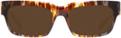 Rectangle Havana Gradient Blue Alain Mikli A05042 Progressive Reading Sunglasses View #2