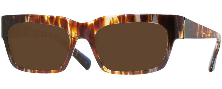 Rectangle Havana Gradient Blue Alain Mikli A05042 Progressive Reading Sunglasses View #1