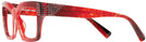 Cat Eye Rouge Noir Mikli Alain Mikli A05052B Single Vision Full Frame View #3