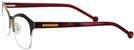 Square,Cat Eye Brown Jonathan Adler 106 Single Vision Full Frame View #3