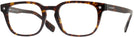 Square Dark Havana Burberry 2335 Single Vision Full Frame View #1