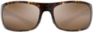 Rectangle Olive Tortoise/hcl Lens Maui JIm Big Wave 440 View #2