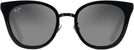 Cat Eye Black Gloss Dark Gunmetal/neutral Grey Lens Maui Jim Wood Rose 870 View #2