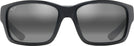 Rectangle Black Gloss With Grey Interior/Neutral Grey Maui Jim Mangroves 604 View #2