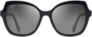 Rectangle Gloss Black/Grey Lens Maui Jim Mamane 883 View #2