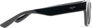 Square Black Gloss/Neutral Grey Maui Jim Valley Isle 780 View #3
