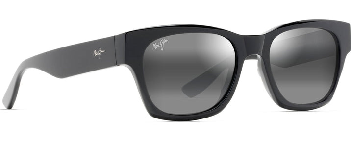 Square Black Gloss/Neutral Grey Maui Jim Valley Isle 780 View #1