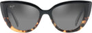 Cat Eye Black With Tokyo Tortoise/Neutral Gray Maui Jim Blossom 892 View #2