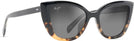 Cat Eye Black With Tokyo Tortoise/Neutral Gray Maui Jim Blossom 892 View #1