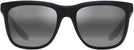 Rectangle Black/Grey Lenses Maui Jim Pehu 602 View #2