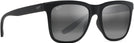 Rectangle Black/Grey Lenses Maui Jim Pehu 602 View #1