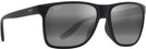 Rectangle Black/Grey Lenses Maui Jim Pailolo 603 View #1