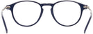 Round Blue Hugo Boss 0932 Single Vision Full Frame View #4