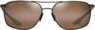 Rectangle Bronze w/HCL Lens Maui Jim Puu Kukui 857 View #2