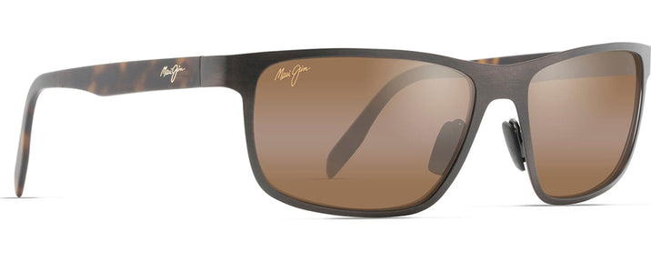 Rectangle Brushed Chocolate/HCL Lens Maui Jim Anemone 606 View #1