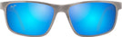 Rectangle Brushed Dark Gunmetal/Blue Hawaii Maui Jim Anemone 606 View #2