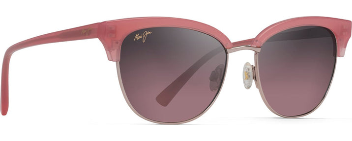 Oval,Cat Eye Bubblegum/Rose Gold w/ Rose Lens Maui Jim Lokelani 825 View #1