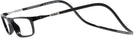 Rectangle Black CliC Executive XL Progressive No-Lines View #3